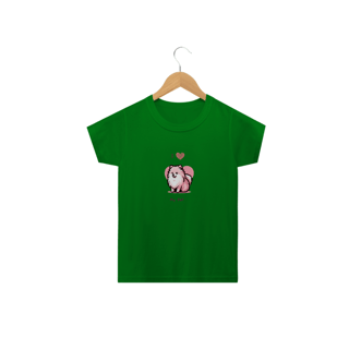 Nome do produto T-Shirt Infantil I Love My Pet (Spitz) 02