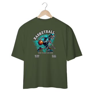Nome do produto T-Shirt Oversized Basketball Skull