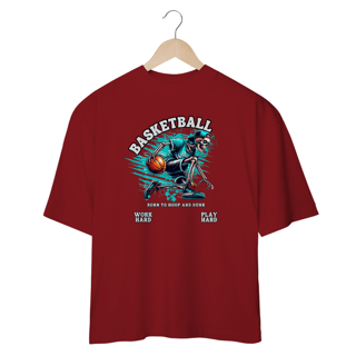 Nome do produto T-Shirt Oversized Basketball Skull