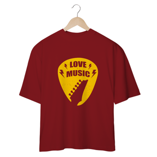 Nome do produto T-Shirt Oversized Love Music