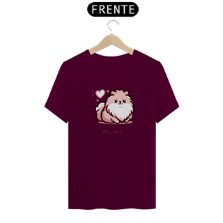 Nome do produto T-Shirt I Love My Pet (Spitz) 01