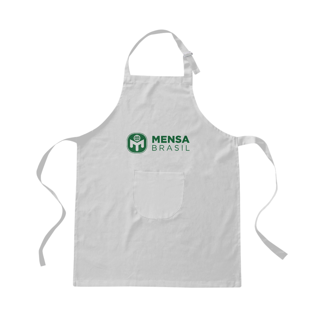 Nome do produto: Avental Logo Mensa Brasil (branco)