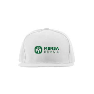 Boné Logo Mensa Brasil (Branco)