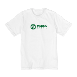 Camiseta Infantil Logo Mensa Brasil (branca 2-8)