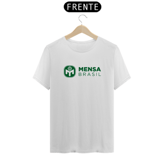 Camiseta Unissex Logo Mensa Brasil (branca)