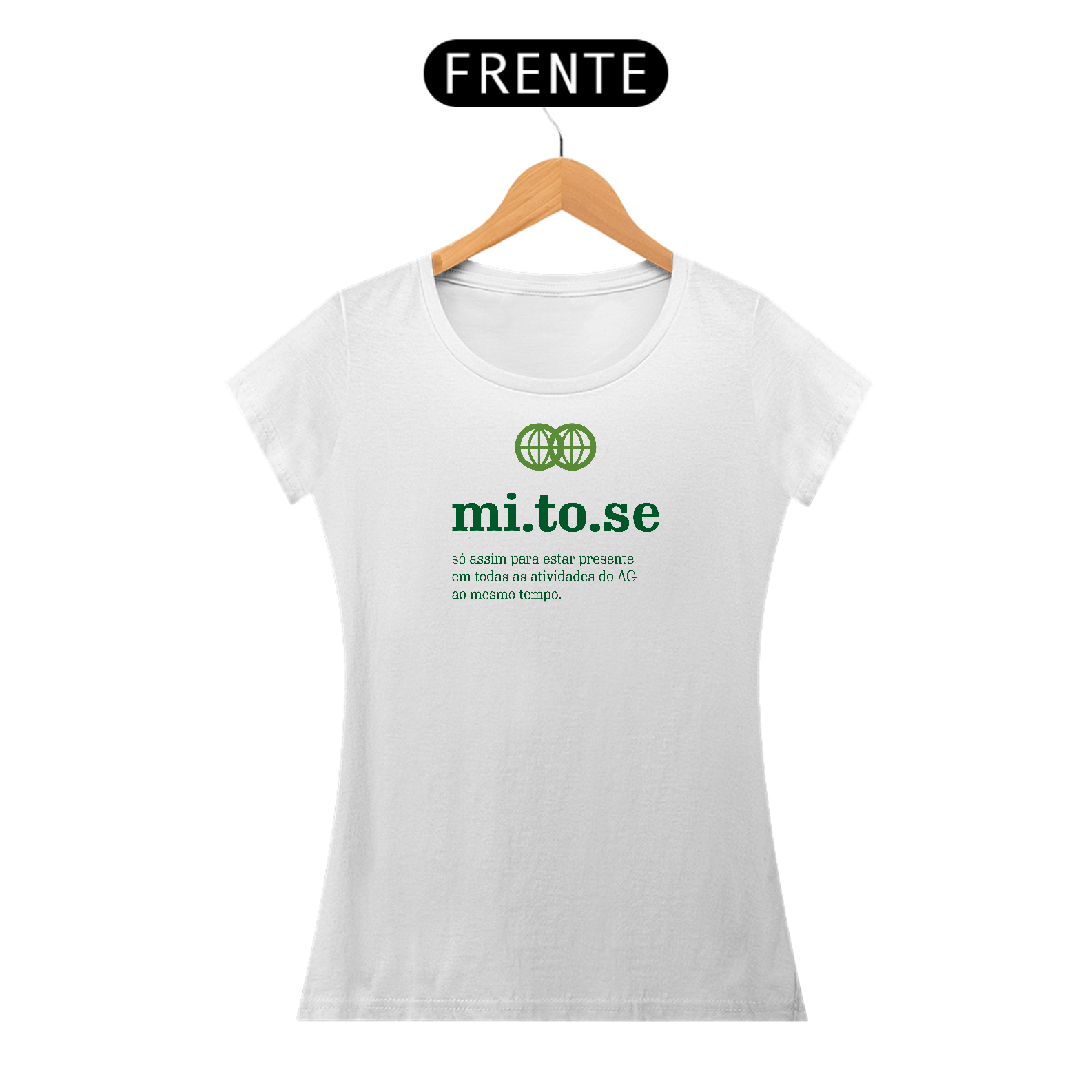 Camiseta Baby Look Mitose - Branca