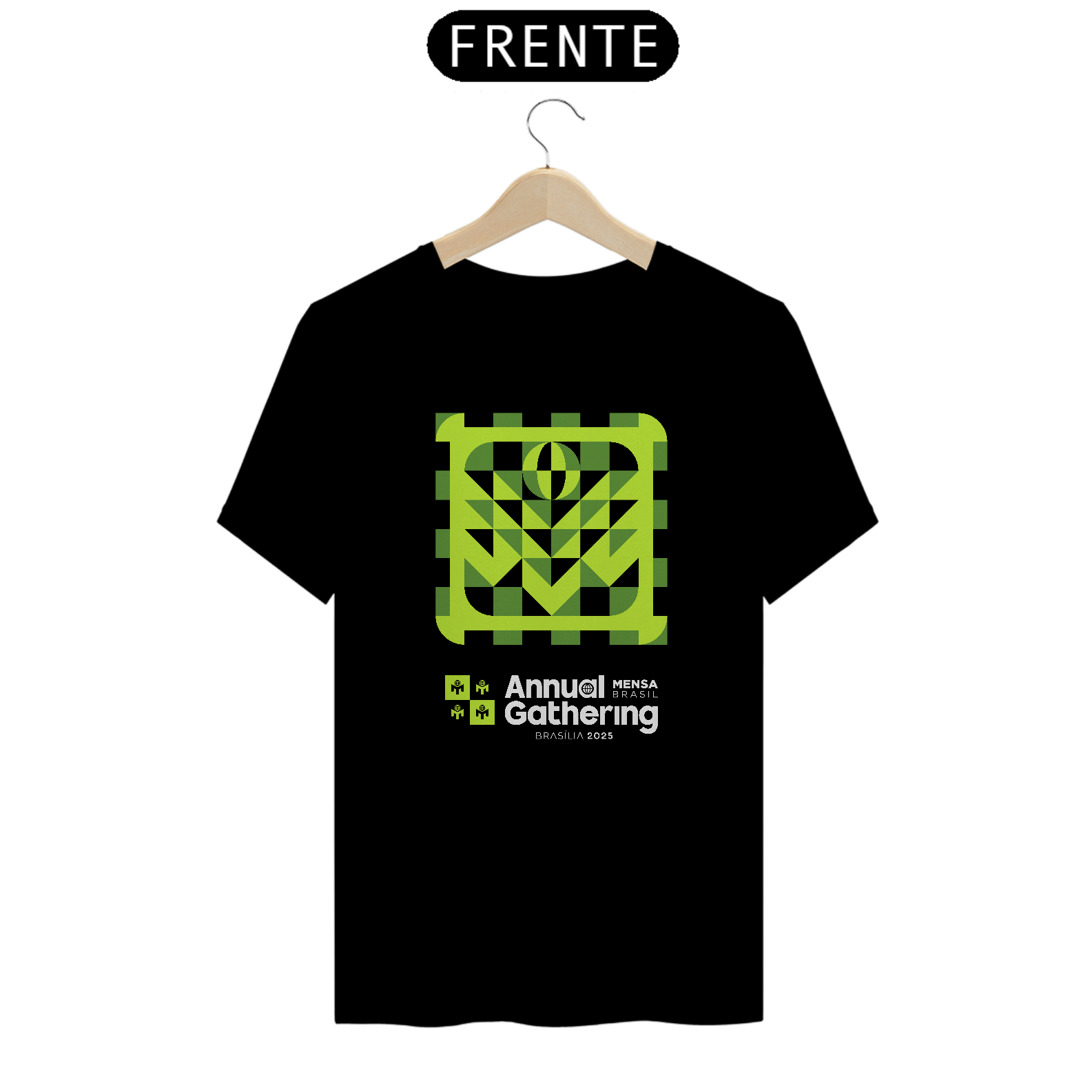 Camiseta AG Grafismo 2025 - Preta