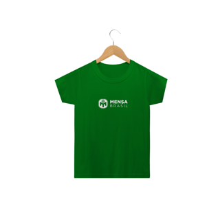 Camiseta Infantil Logo Mensa Brasil (verde)