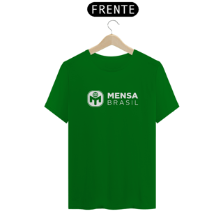 Nome do produto Camiseta Unissex Logo Mensa Brasil (preta ou verde)
