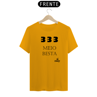 Nome do produto Camiseta 333 Meio Besta