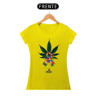 Nome do produto Camiseta Feminina Autismo & Cannabis