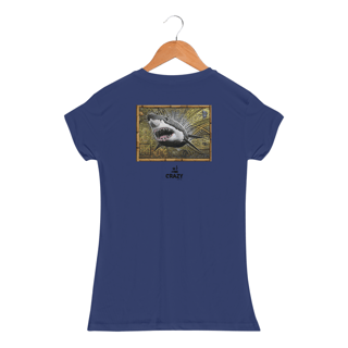 Nome do produto Camiseta Feminina Dry White Shark Marcio Ito