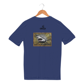 Nome do produto Camiseta Dry White Shark - Marcio Ito