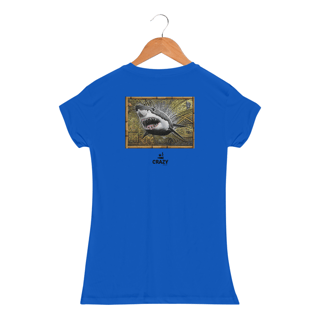 Nome do produto Camiseta Feminina Dry White Shark Marcio Ito