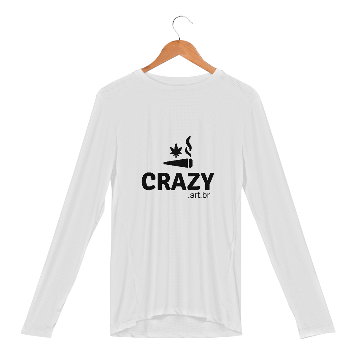Nome do produto: Camiseta manga comprida Crazy Art Br