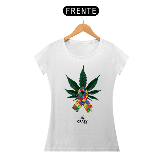 Camiseta Feminina Autismo & Cannabis