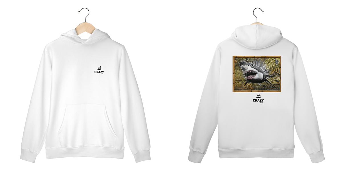 Nome do produto: Moletom White Shark - Marcio Ito
