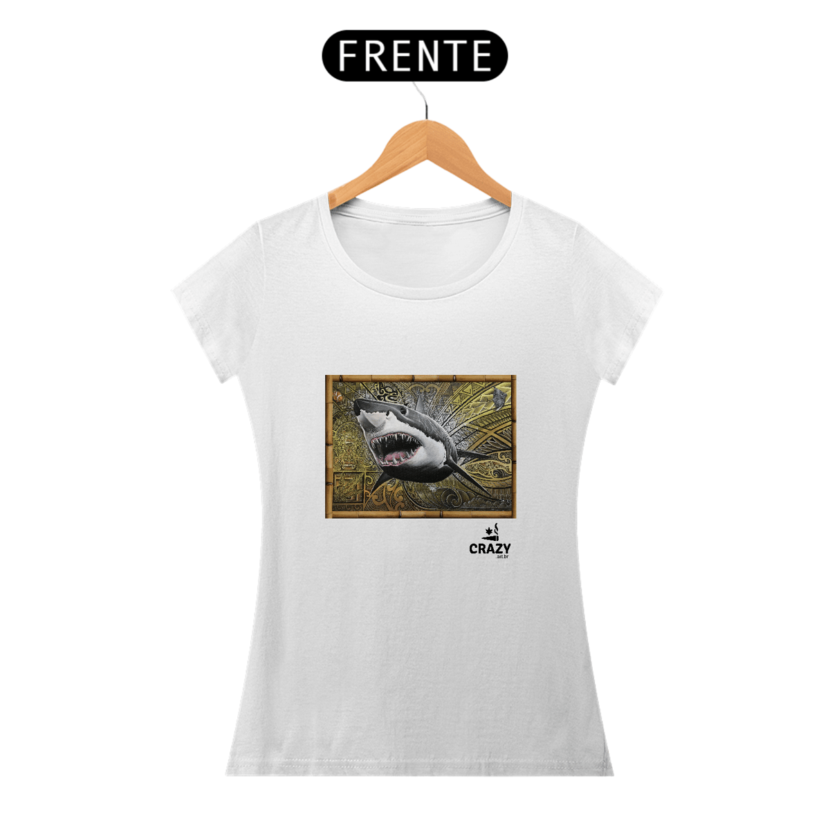 Nome do produto: Camiseta Feminina White Shark - Marcio Ito