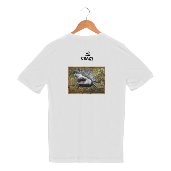 Camiseta Dry White Shark - Marcio Ito