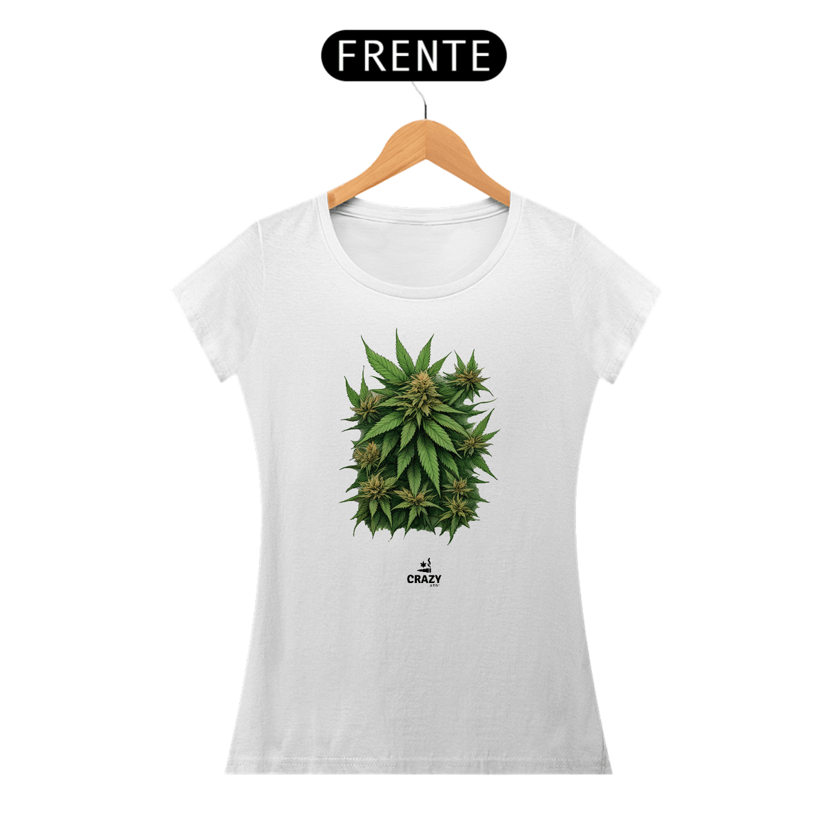 Nome do produto: Camista feminina Flor - Flavio Bottiglieri