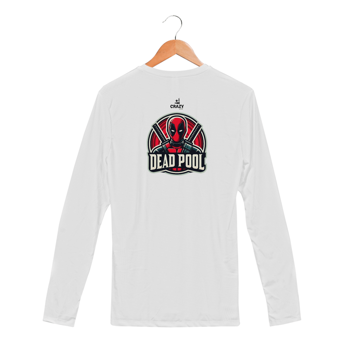 Nome do produto: Manga longa Dead Pool - Flavio Bottiglieri