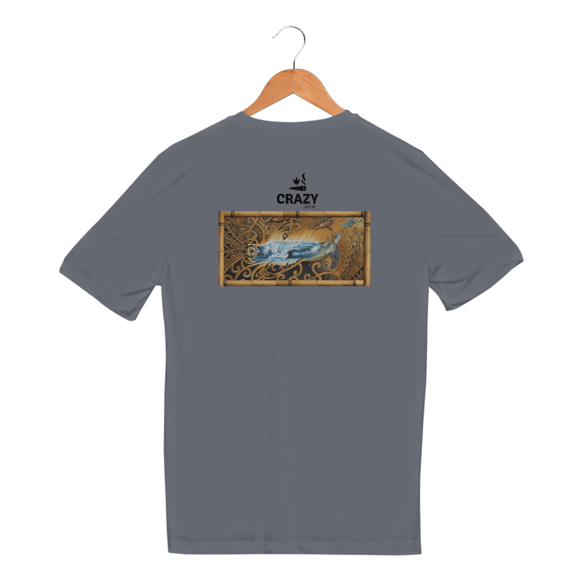 Nome do produto: Camiseta Dry Wave Turtle - Marcio Ito