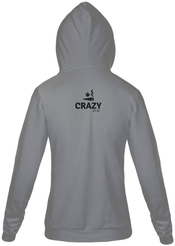 Moletom Crazy Art Br Ziper
