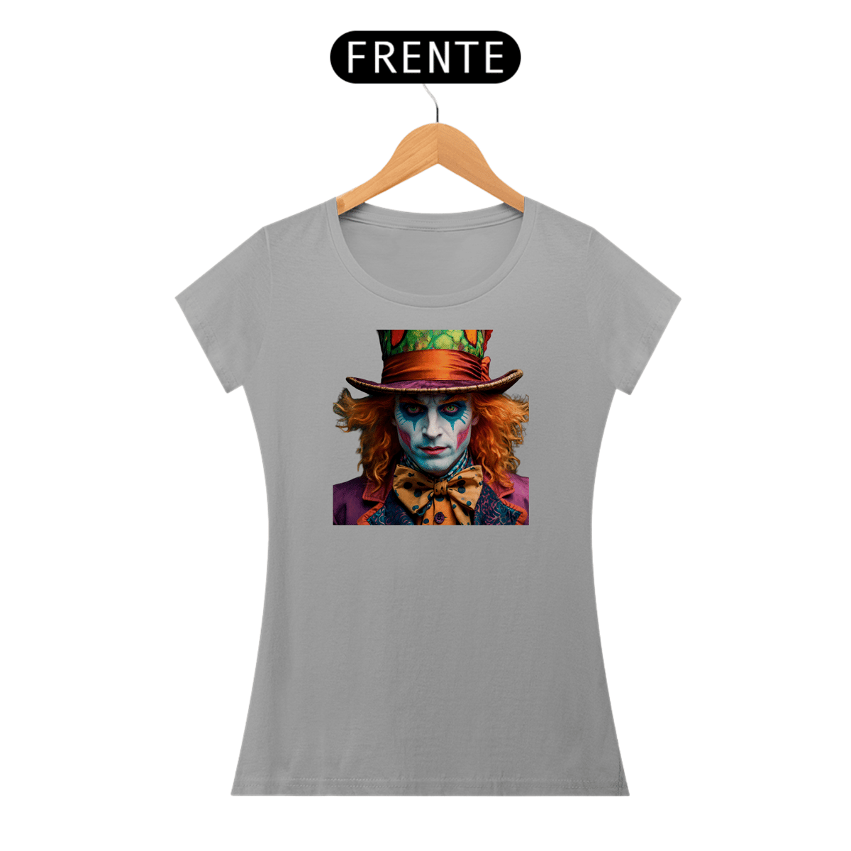 Nome do produto: Camiseta Feminina Chapeleiro