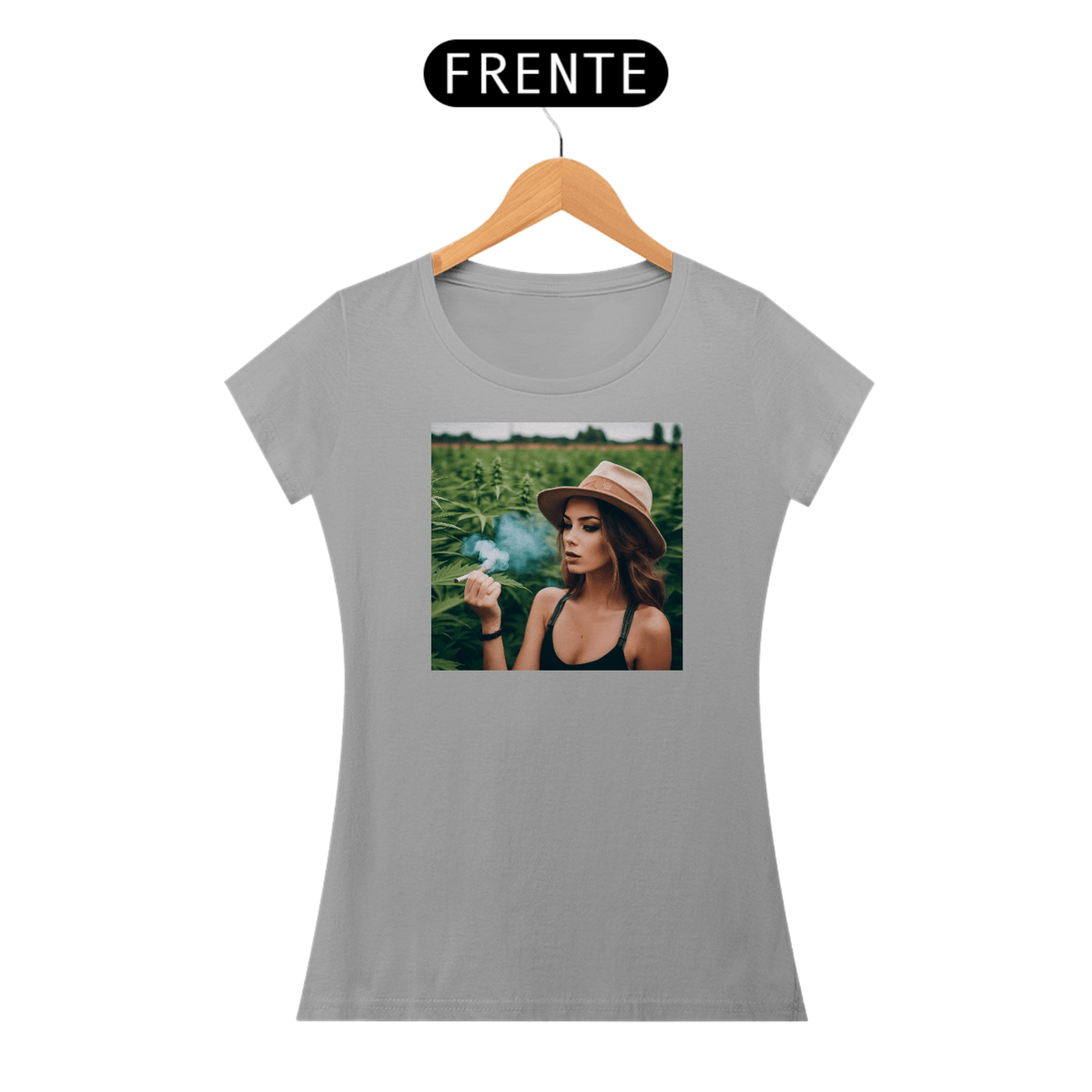 Nome do produto: Camiseta Feminina Chapada na Plantação