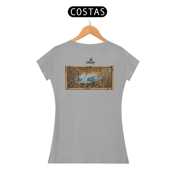 Camiseta Feminina Wave Turtle - Marcio Ito