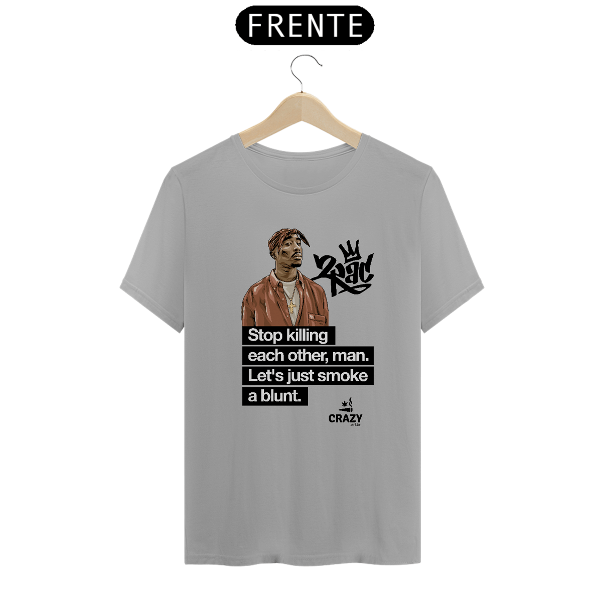 Nome do produto: Camiseta 2Pac SimpleLab