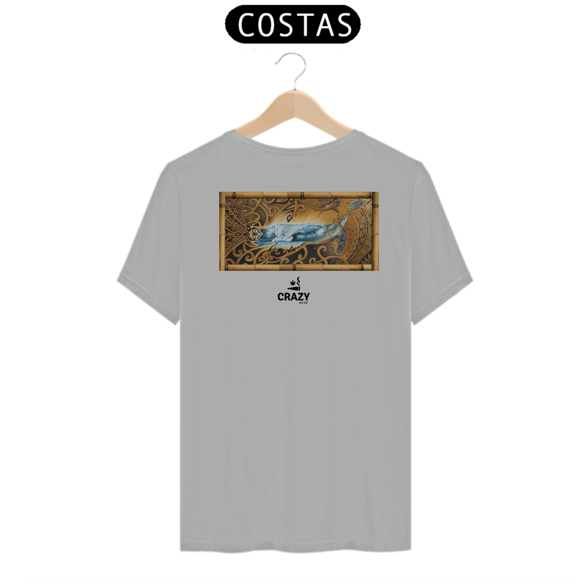 Nome do produto: Camiseta Marcio Ito - Wave Turtle
