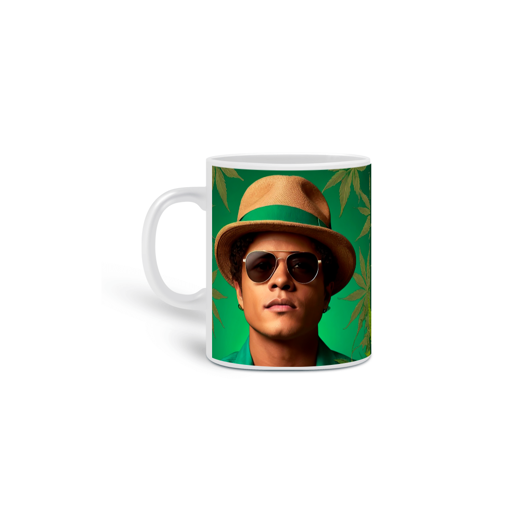 Nome do produto: Caneca Bruno Mars Chapado