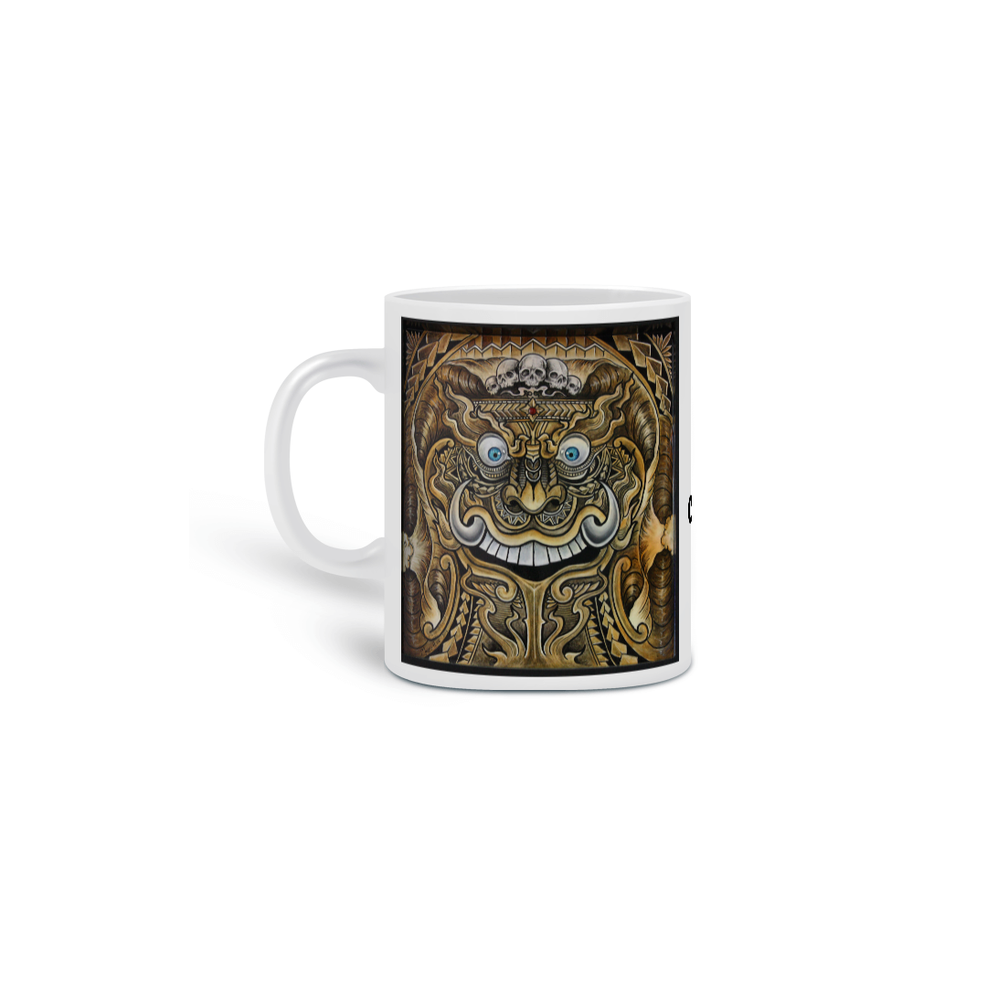 Nome do produto: Caneca Maori Mask - Marcio Ito