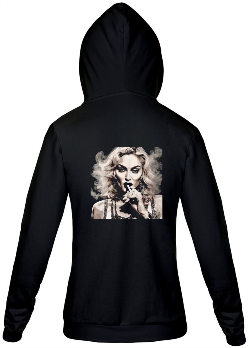Nome do produto: Moletom Madonna com ziper