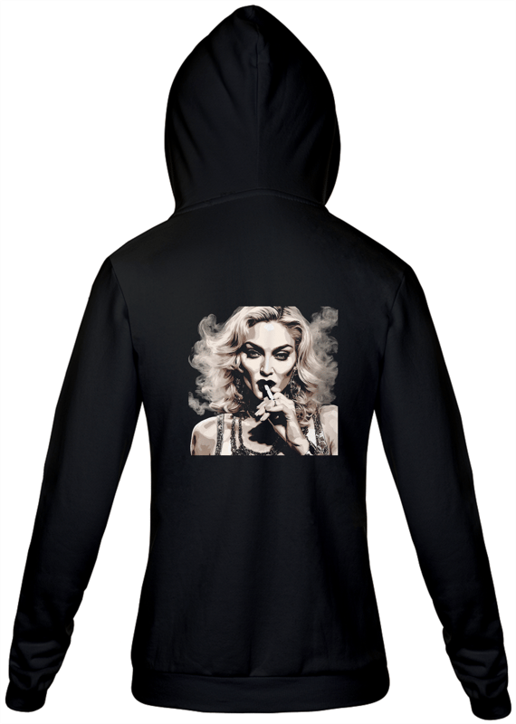 Moletom Madonna com ziper