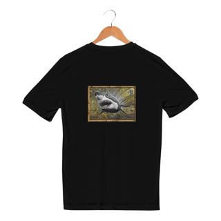 Nome do produto Camiseta Dry White Shark - Marcio Ito
