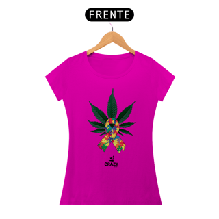 Nome do produto Camiseta Feminina Autismo & Cannabis