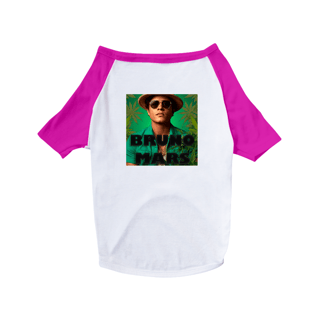 Nome do produto Camiseta Pet Bruno Mars