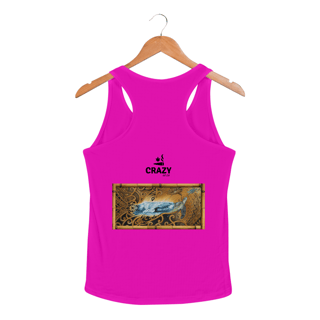 Nome do produto Regata feminina dry Wave Turtle - Marcio Ito