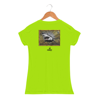 Nome do produto Camiseta Feminina Dry White Shark Marcio Ito