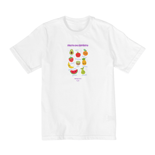 Nome do produto Camiseta Infantil - Fruto do espírito