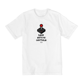 Nome do produto Camiseta Infantil - Deus está no controle