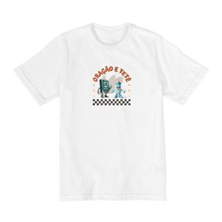 Nome do produto Camiseta Infantil 2 a 8 anos - Oração e Tetê