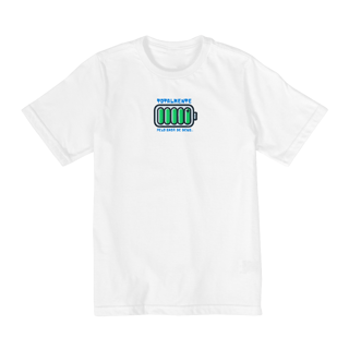 Nome do produto Camiseta Infantil 2 a 8 anos - Totalmente carregado peloa amor de Deus