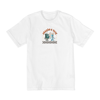 Nome do produto Camiseta Infantil 10 a 14 anos - Oração e Tetê