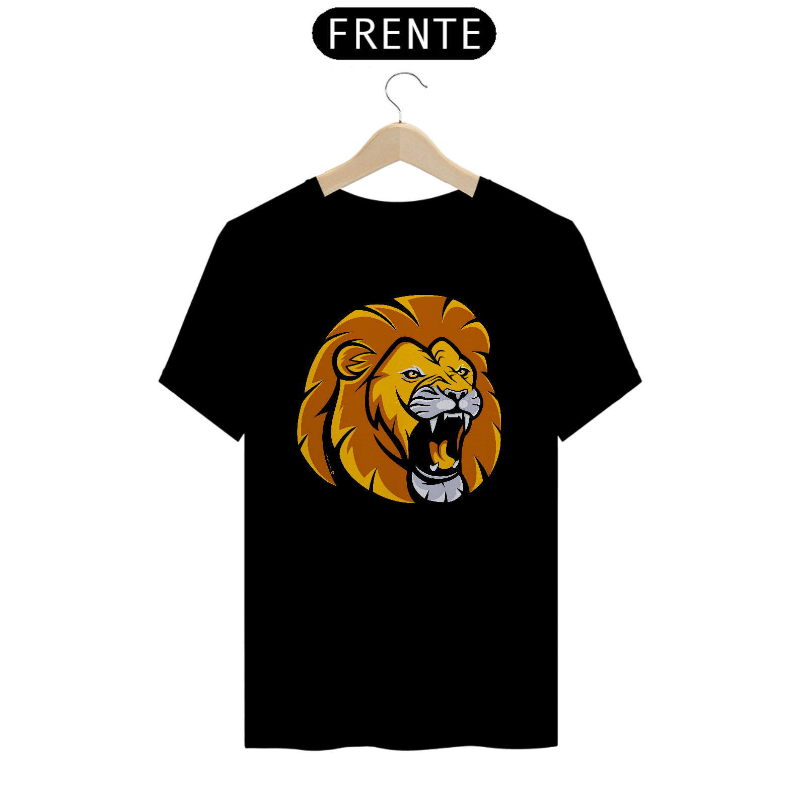 T-Shirt Quality_Leão na Raça_Lion in the Breed