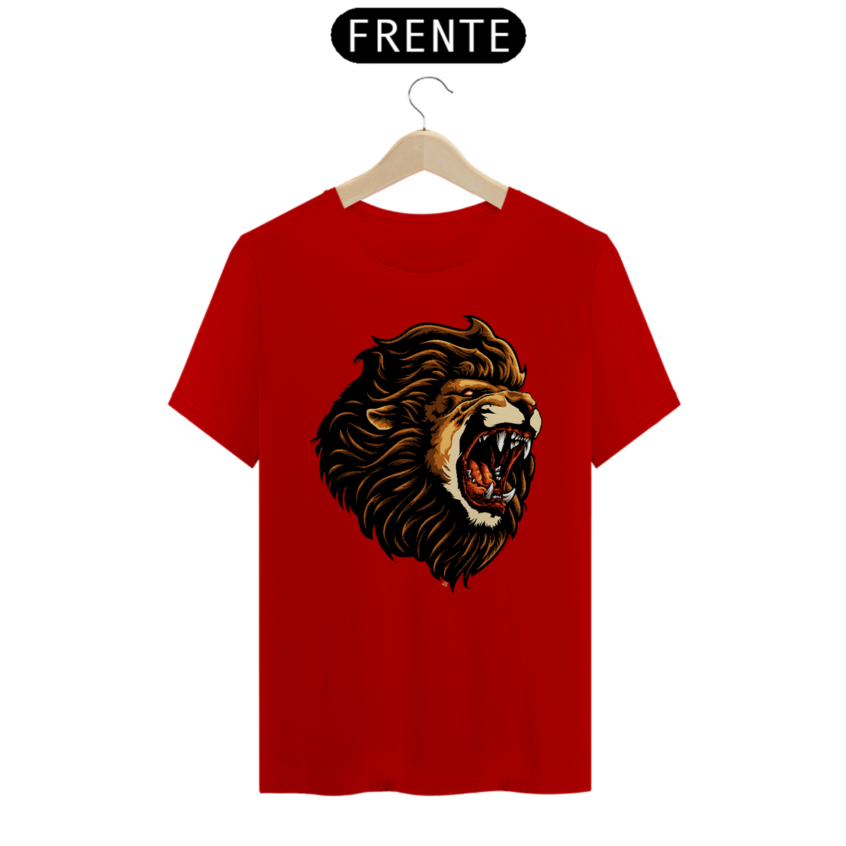 Nome do produto: T-Shirt Quality_Leão Raivoso _Angry Lion