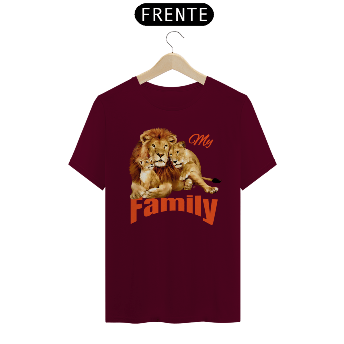 Nome do produto: T-Shirt Quality_Minha Família_My Family