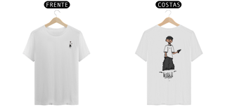 Nome do produto camiseta classica com desenho atras e frente